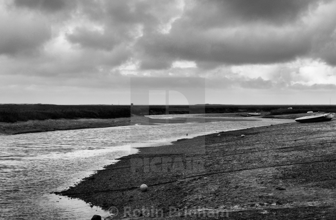 "Blakeney in November" stock image