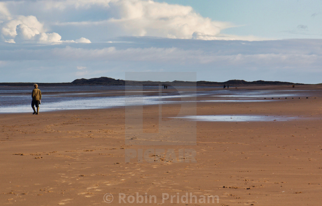 "Brancaster in Winter" stock image