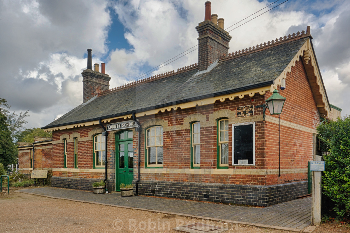 "County School Station" stock image