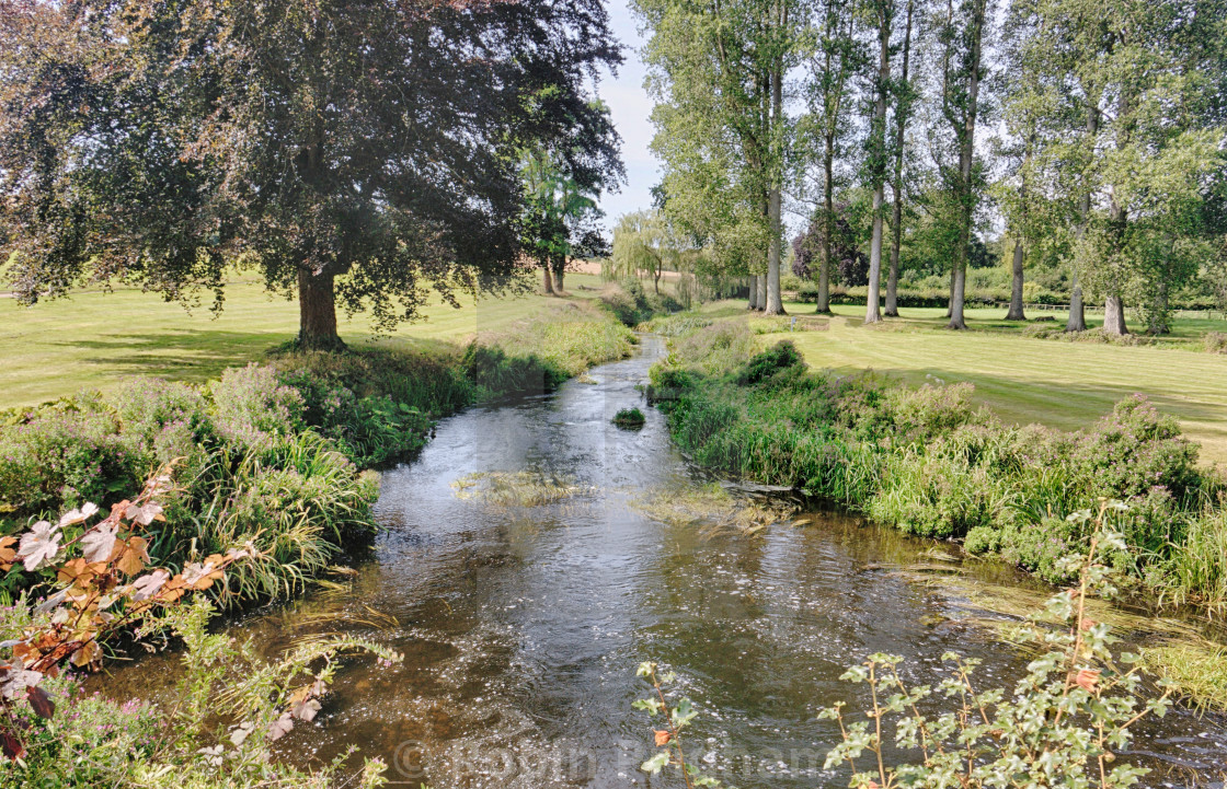 "River Wensum" stock image