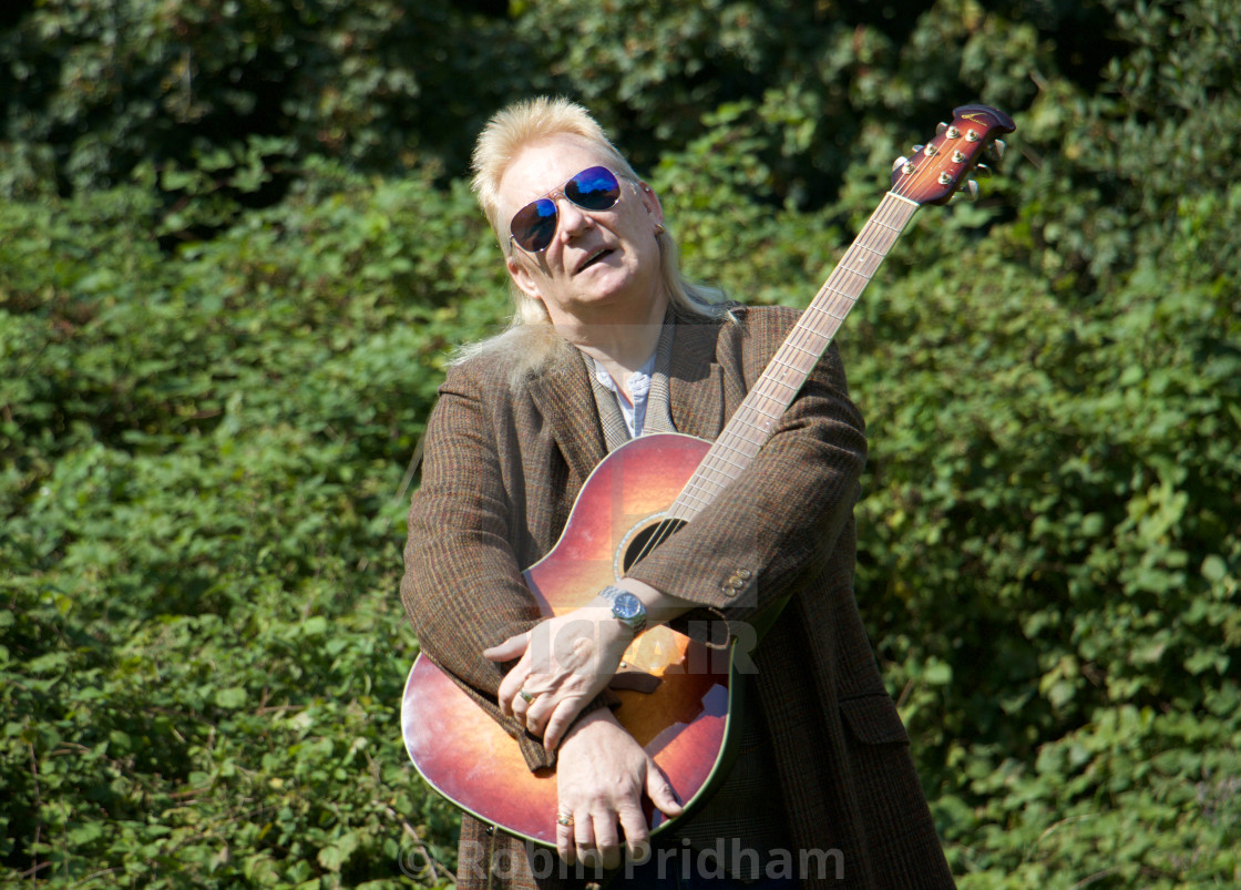 "Guitar Man" stock image