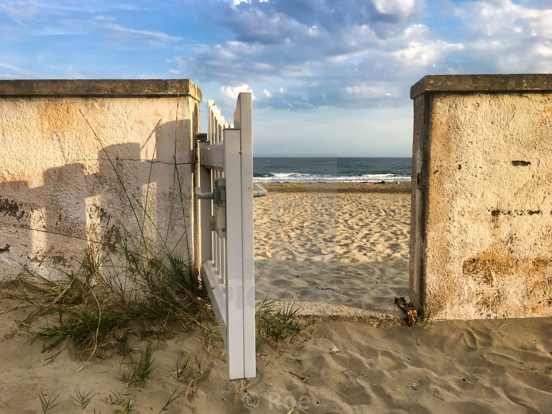 "Door to the sea" by Roe - $30.70 "Door to the sea" stock image