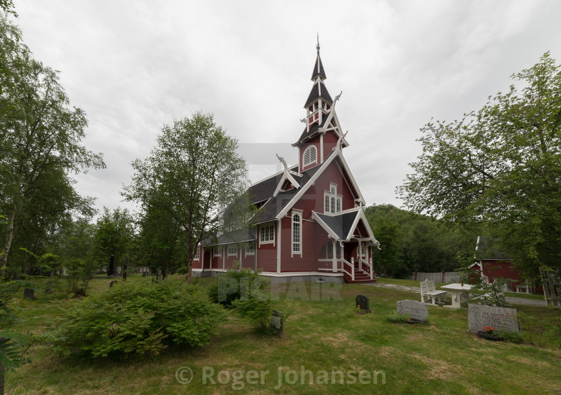 "Neiden chapel" stock image