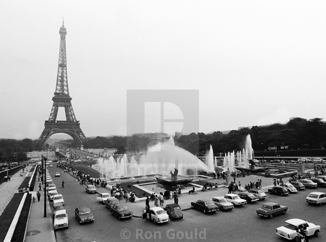 "Eiffel Tower 1972" stock image