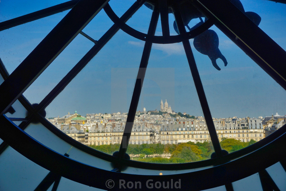 "Montmartre from the d'Orsay" stock image