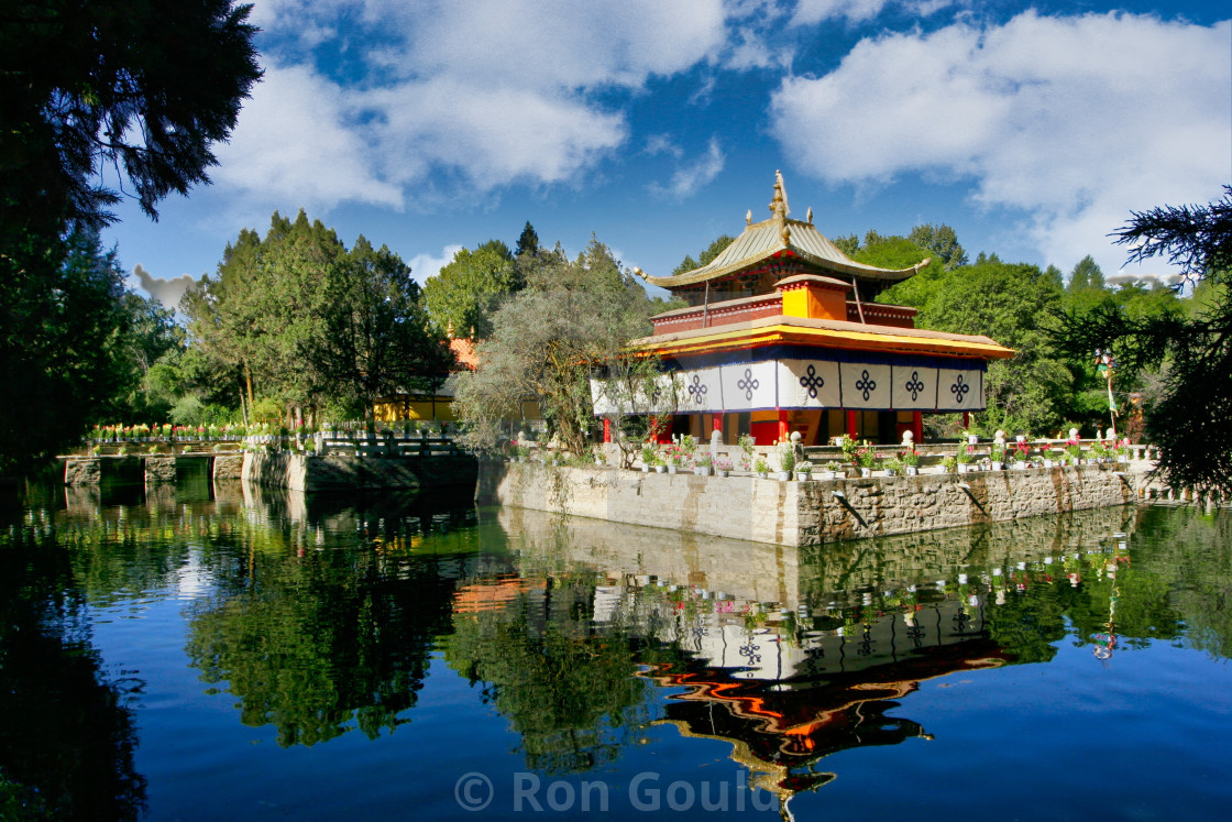 "Dalai Lama's Summer Palace" stock image