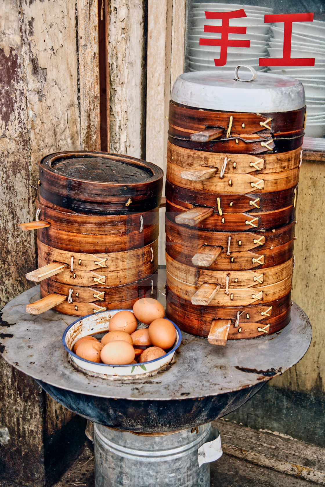 "Egg Baskets" stock image