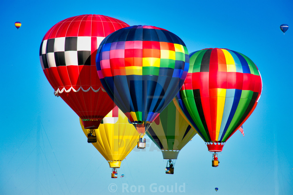 "Hot Air Balloons" stock image