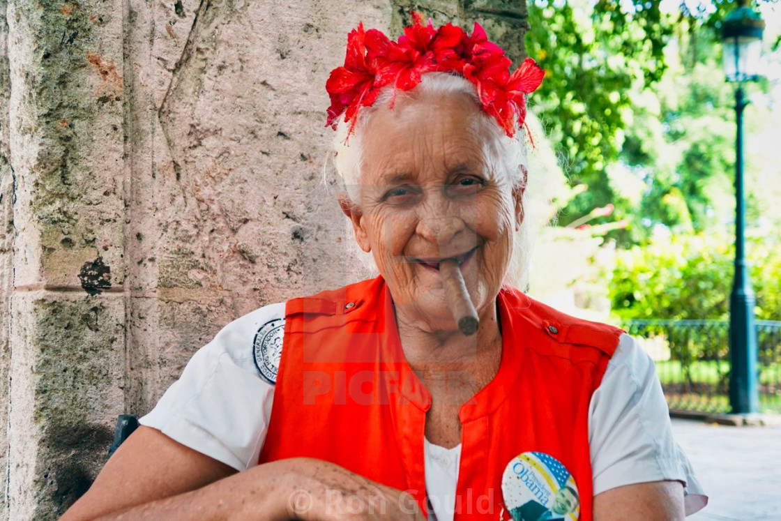 "Cuban Woman" stock image