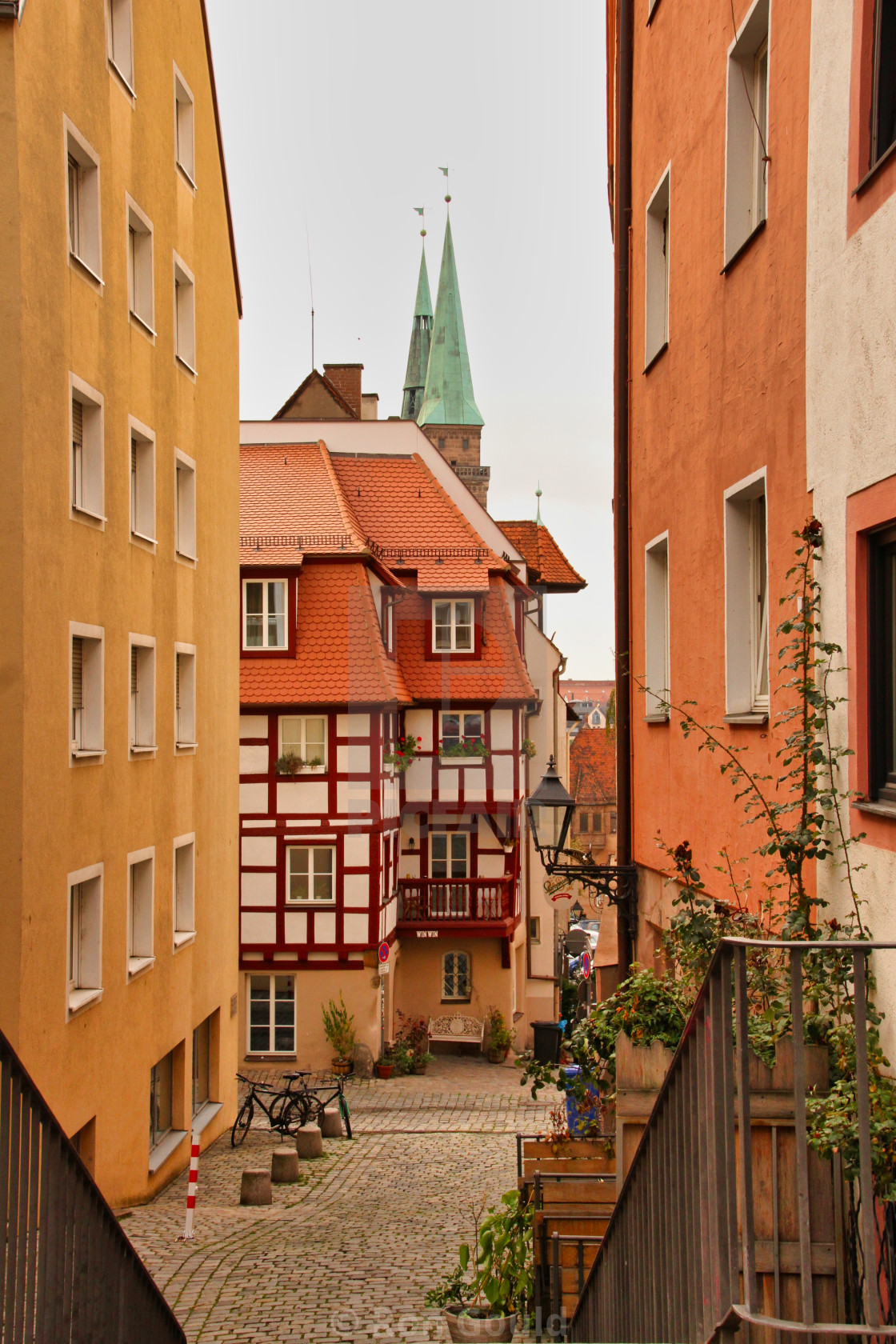 "Might be Boppard, Germany." stock image