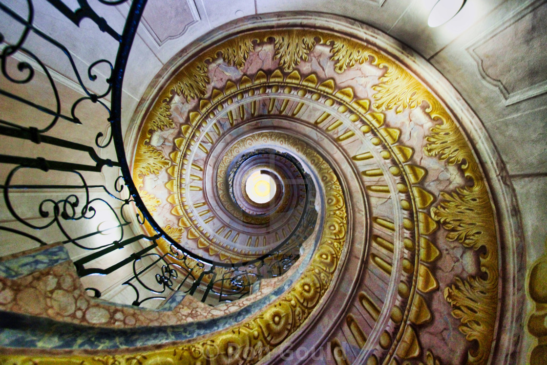 "Melk Abbey Stairway" stock image