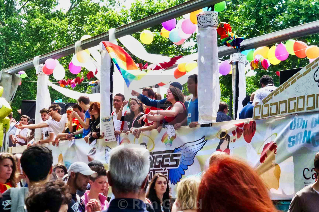 "Gay Parade Paris" stock image