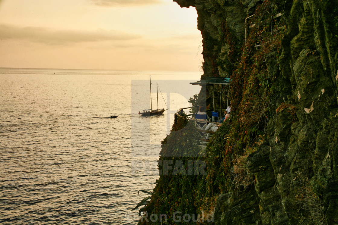 "Senic of the Cinque Terra" stock image