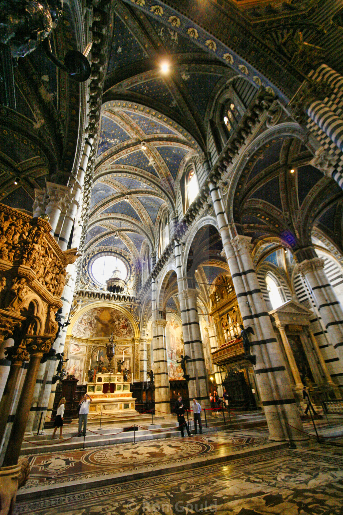 "Church interior, Italy" stock image