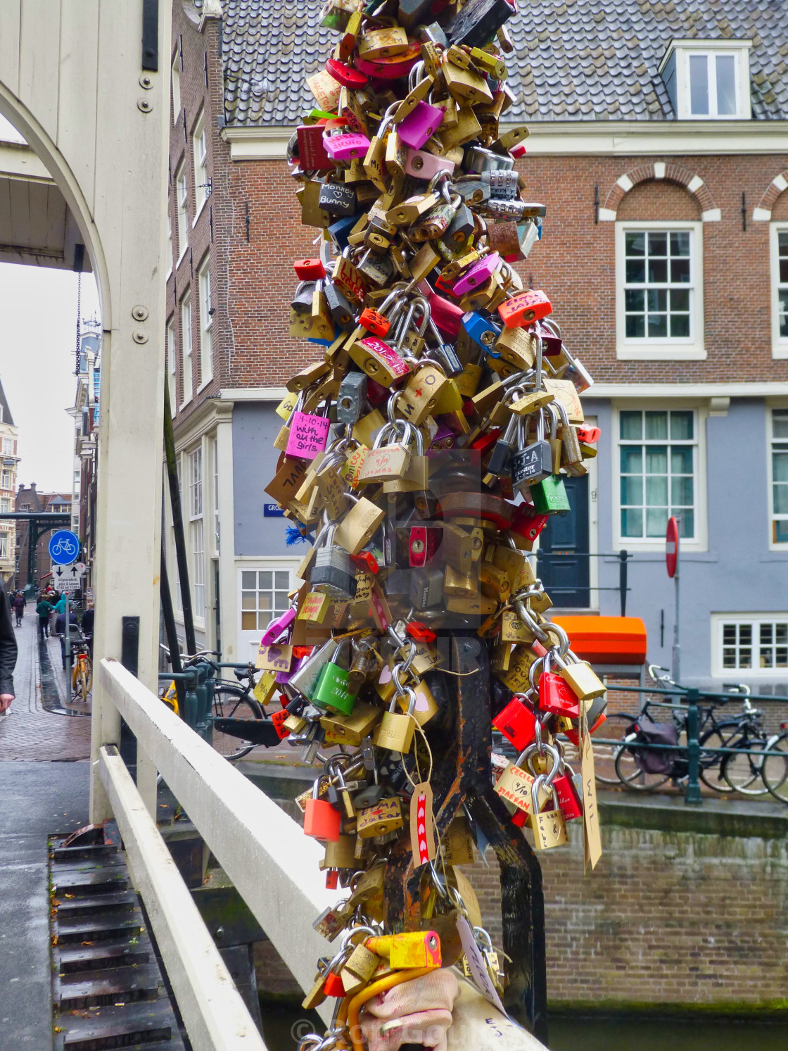 "Amsterdam Locks" stock image