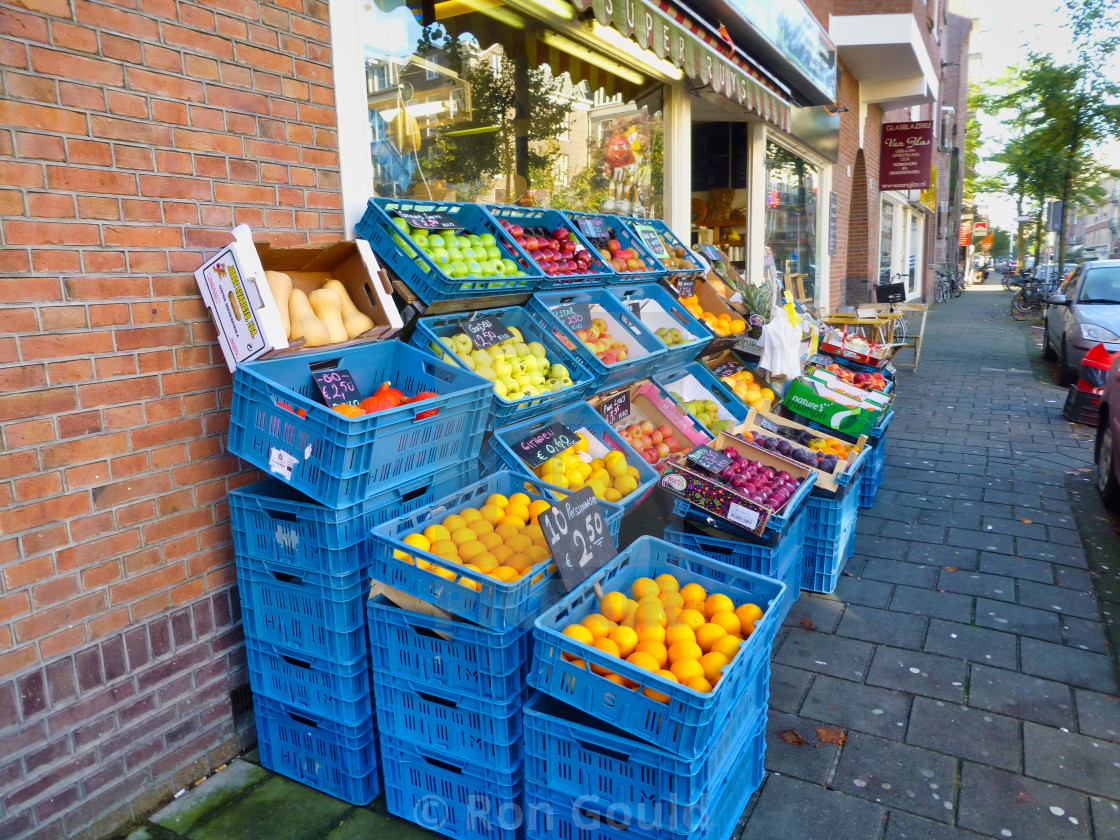 "Amsterdam Fruit Market" stock image