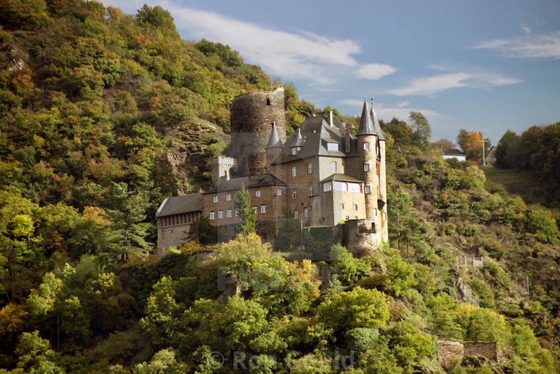 "Castle on the Rhine" stock image