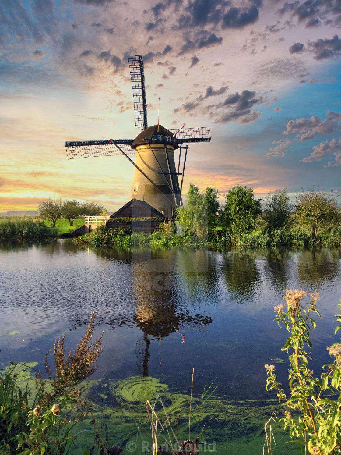 "Amsterdam windmill" stock image