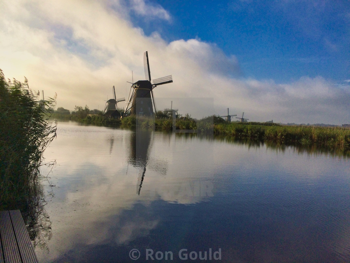 "Amsterdam Windmills" stock image