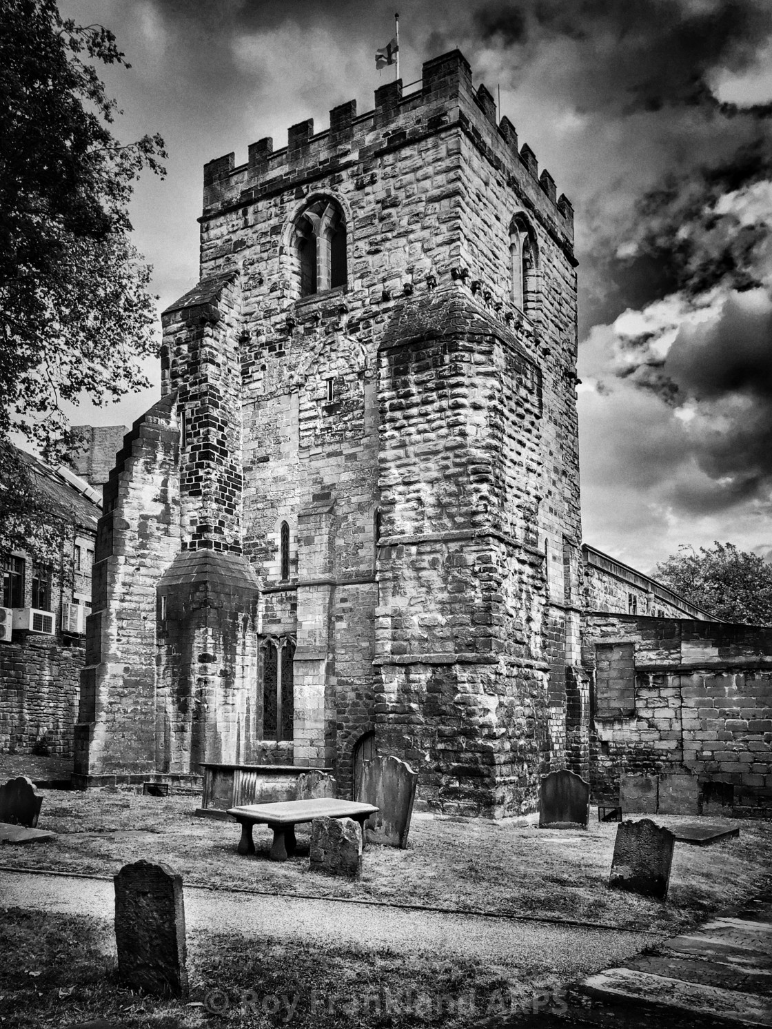 "St. Andrews Church, Newcastle" stock image