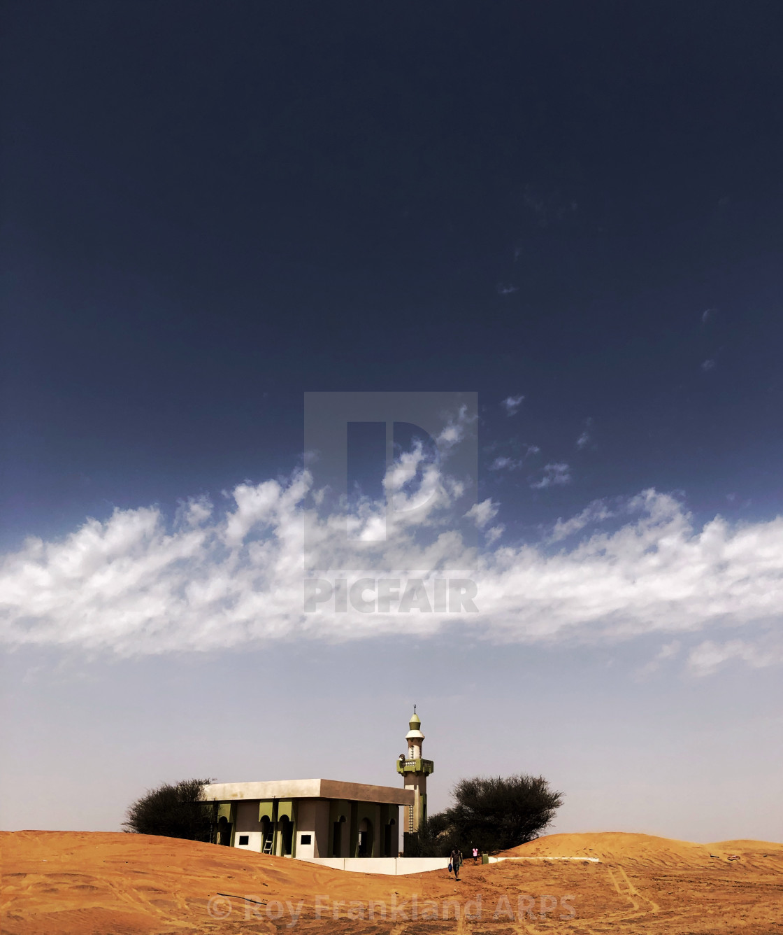 "Abandoned Mosque at Al Madam" stock image