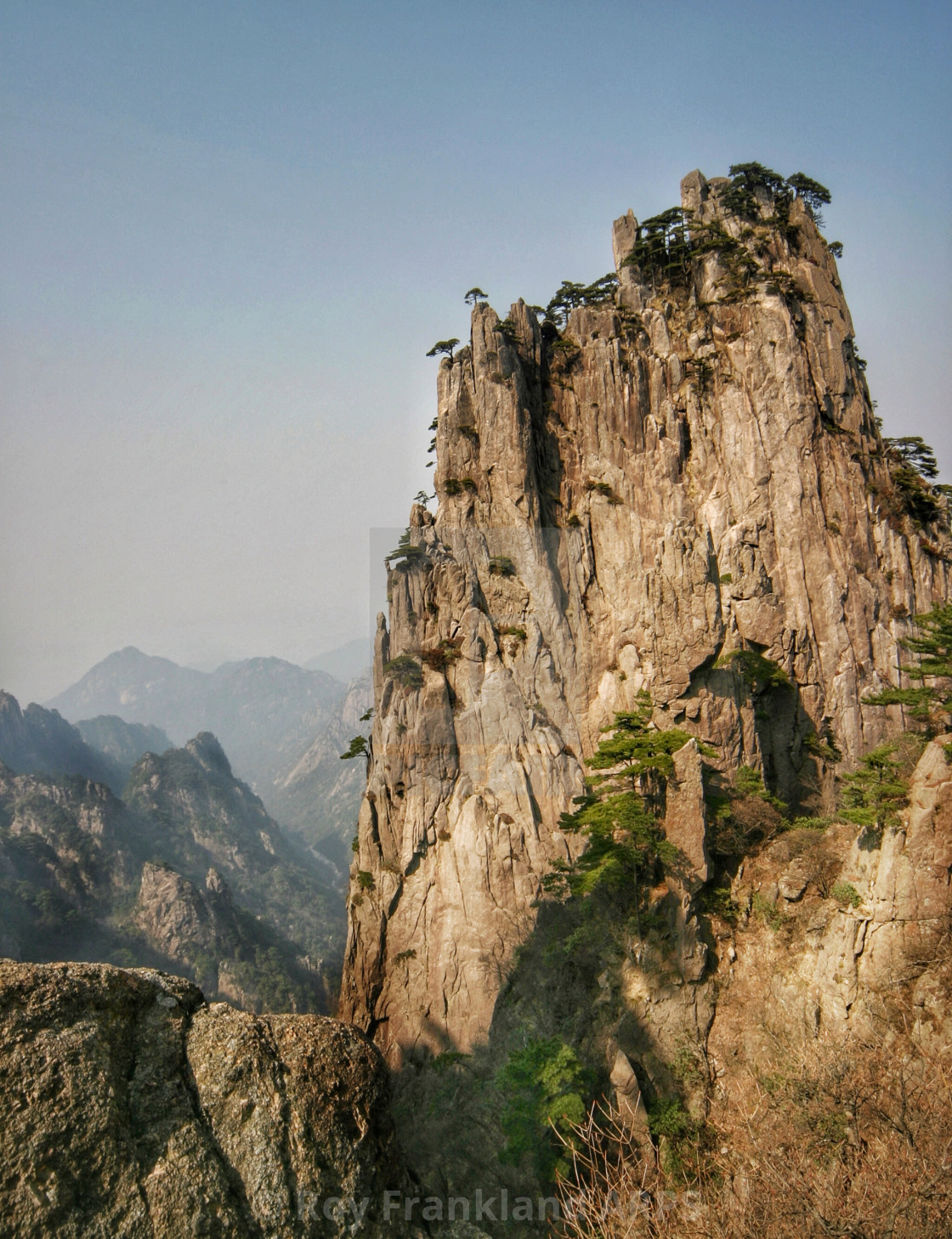 "Huangshan mountains, China" stock image