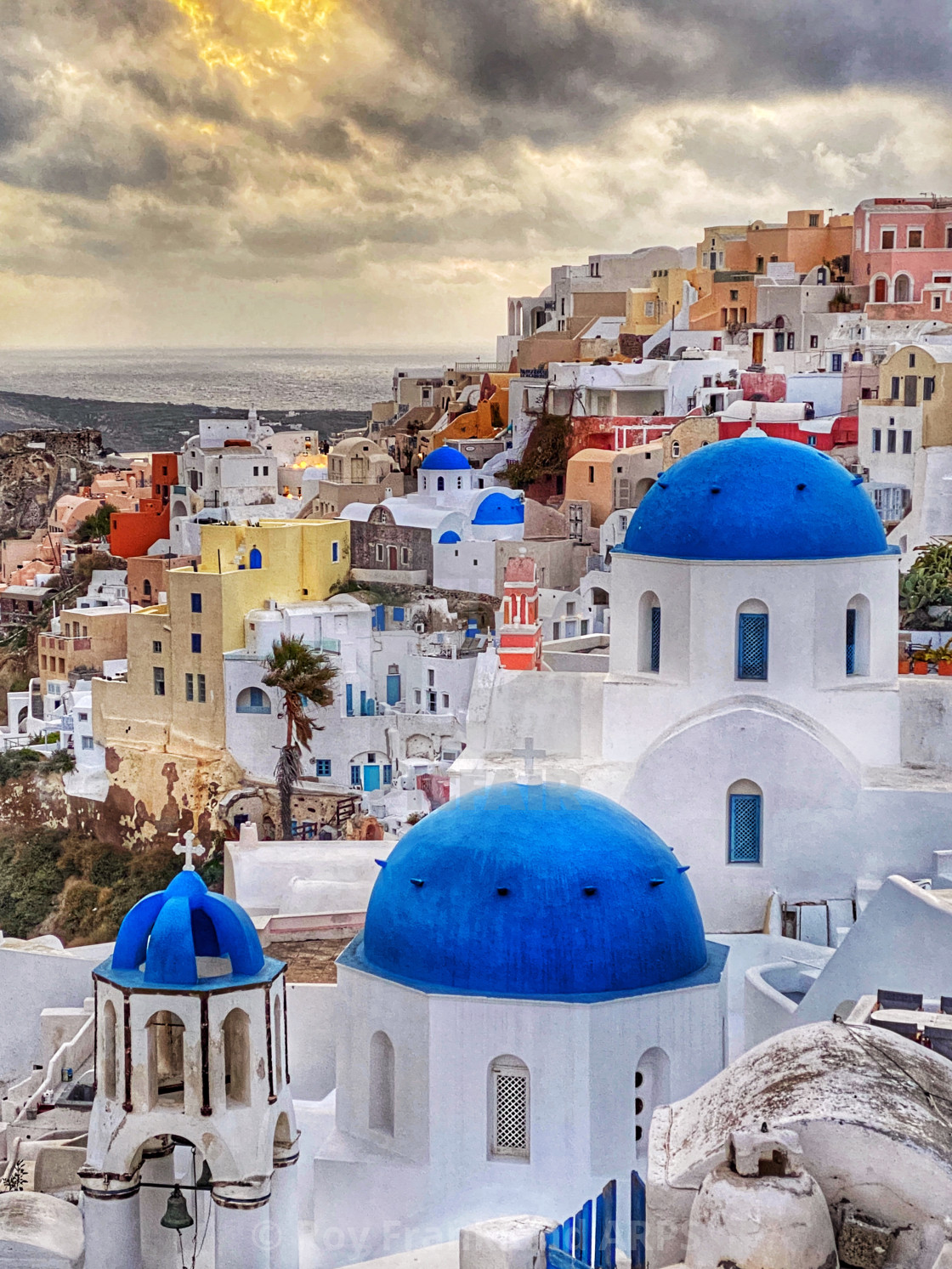 "Oia, the Jewel of Santorini" stock image