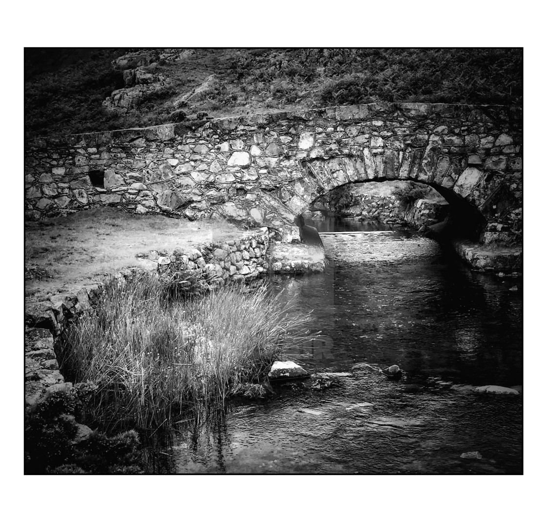 "Stone bridge at Nether Wasdale" stock image