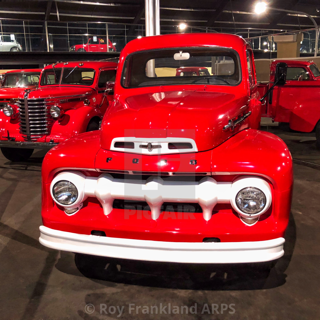 "1950 Ford F3 Pickup" stock image