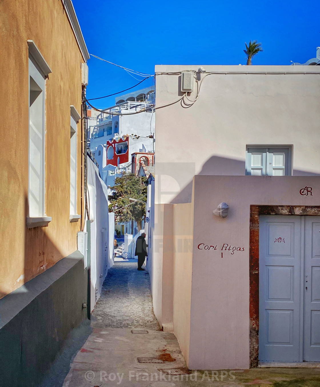 "Standing in the alley" stock image