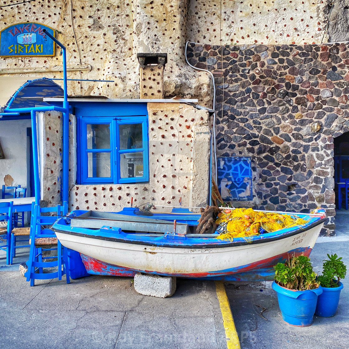 "Sirtaki Tavern, Fira" stock image