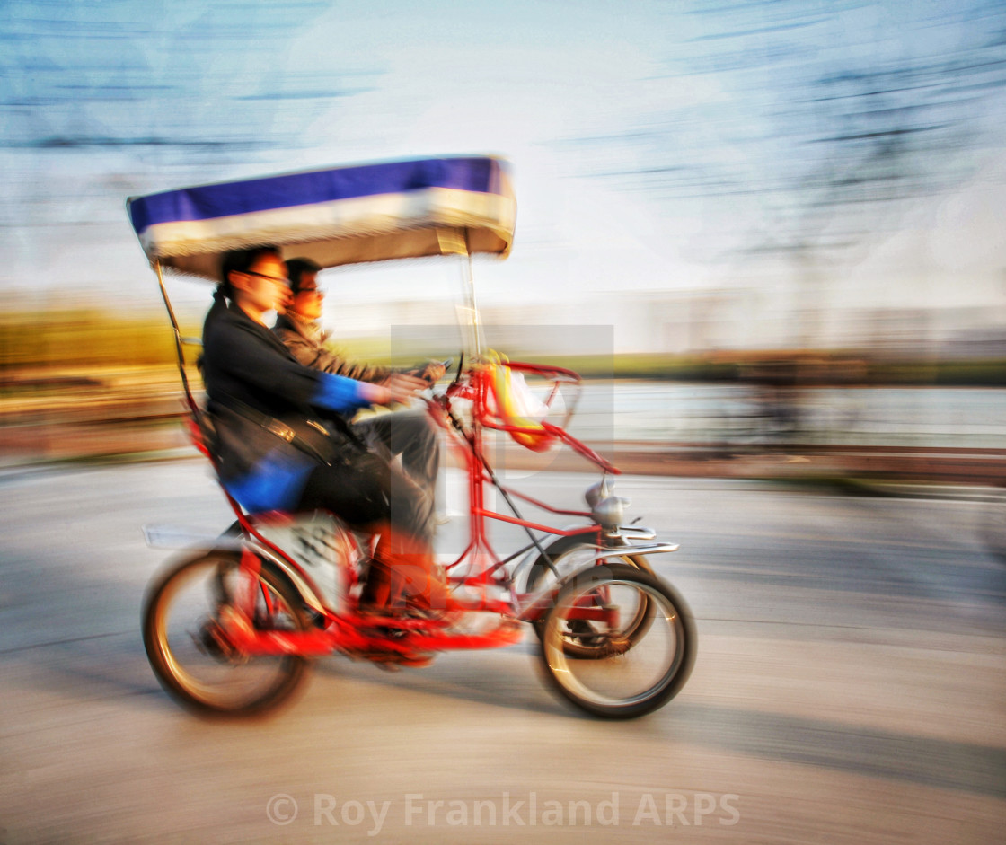 "Tandem Quad cycle" stock image