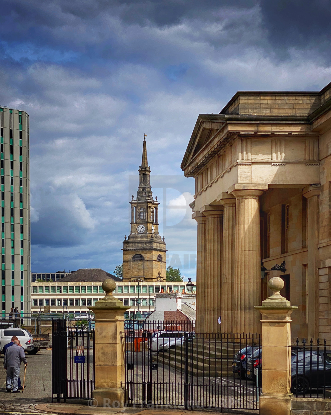 "Newcastle, The old town" stock image