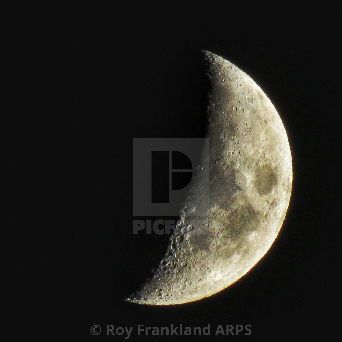 "Crescent moon" stock image