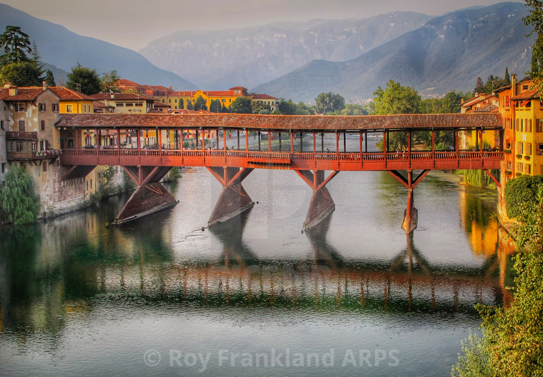 "Ponte Degli Alpini," stock image