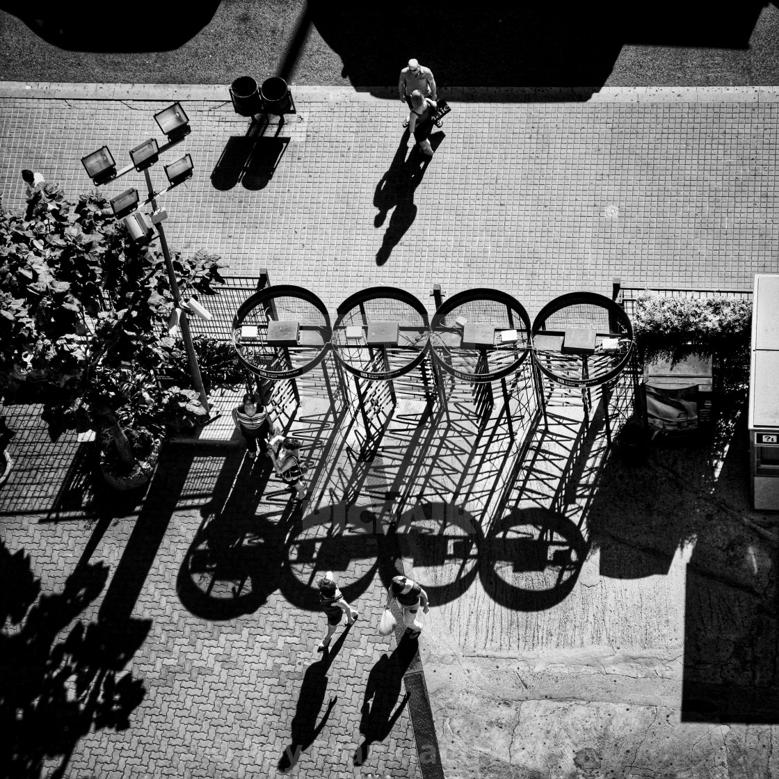 "Looking down at shadows." by Roy Frankland ARPS - $18.39 "Looking down at shadows." stock image