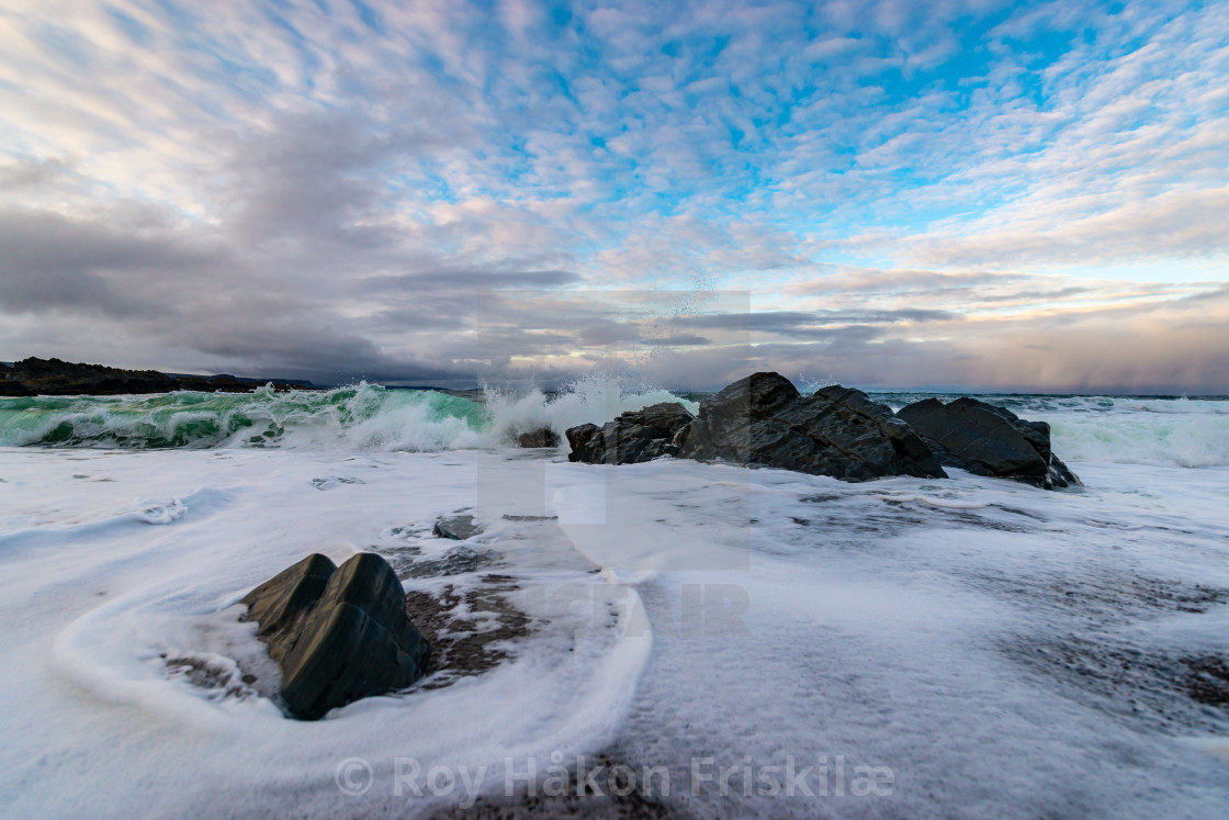 "Norwegian beach" stock image