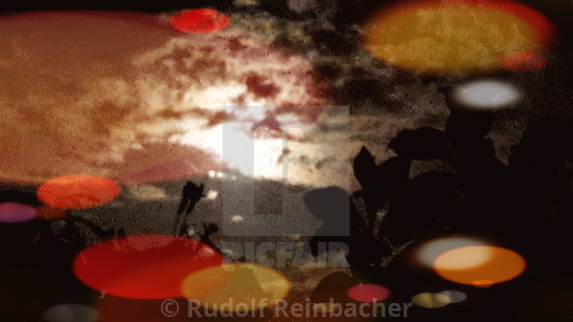 "Alien Full-moon" stock image