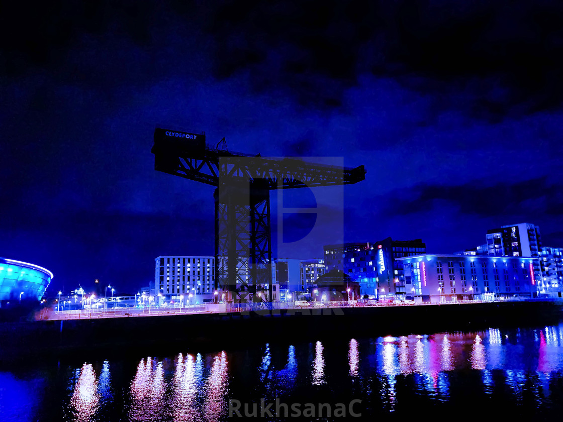 "Evening On River Clyde" stock image