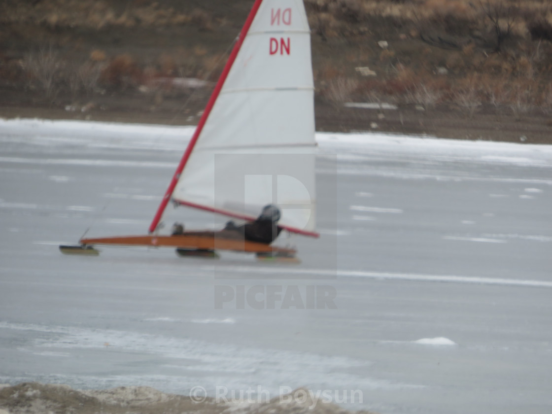 "Ice Boats" stock image