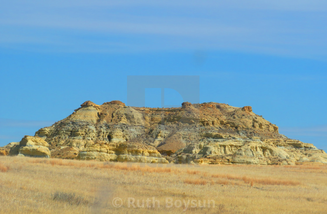 "Rock Formations in Dawson County" stock image