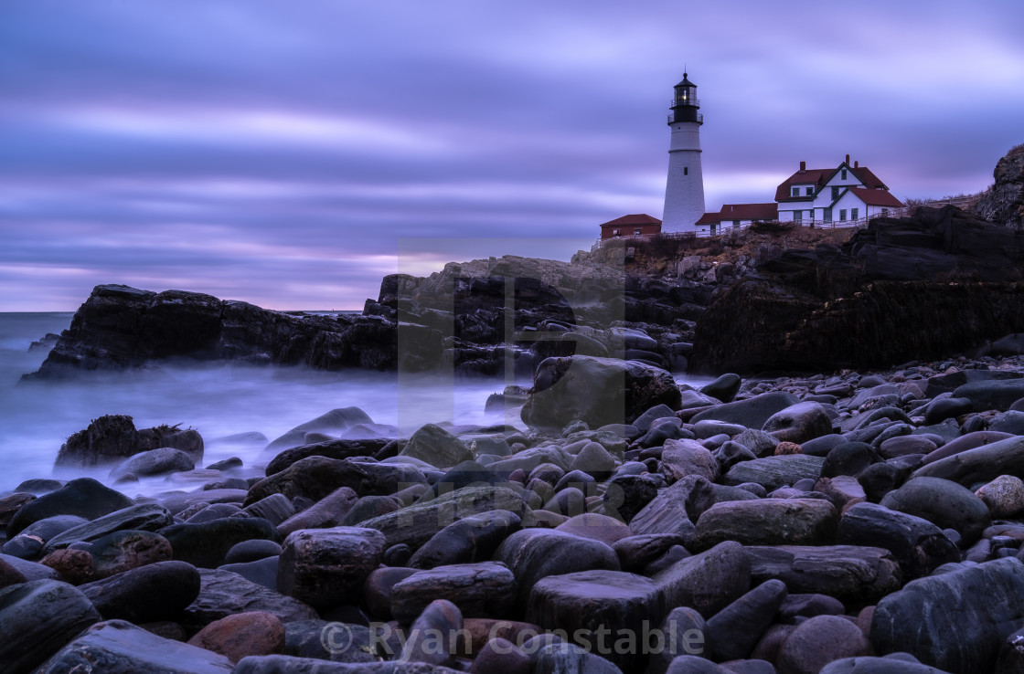 "Portland Headlight Purple Punch" by Ryan Constable - $22.96 "Portland Headlight Purple Punch" stock image