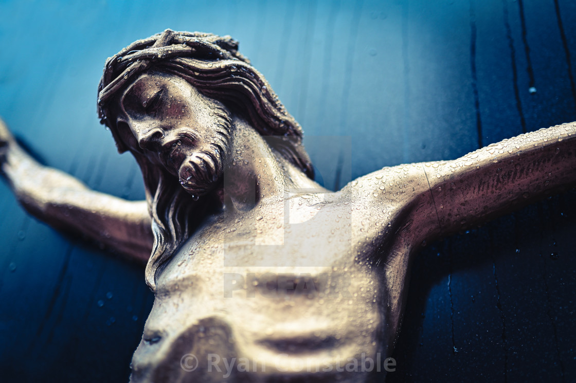 "Golden Christ" by Ryan Constable - $13.78 "Golden Christ" stock image
