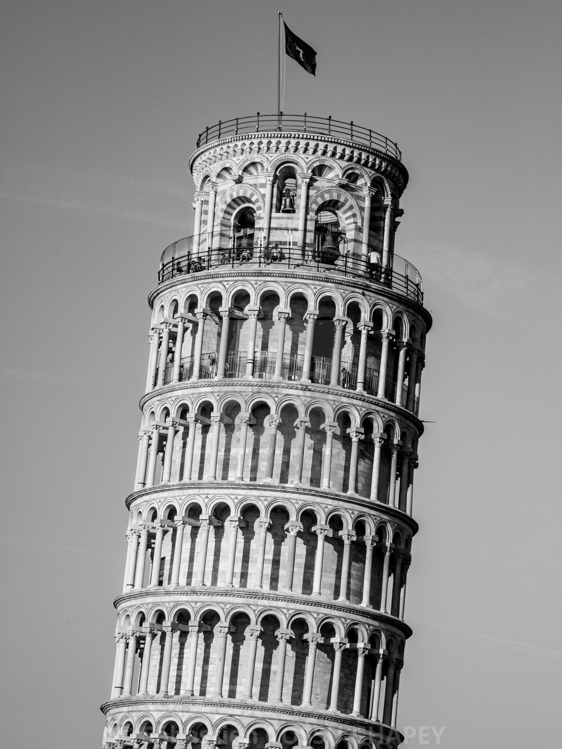 "The Pisa tower" stock image