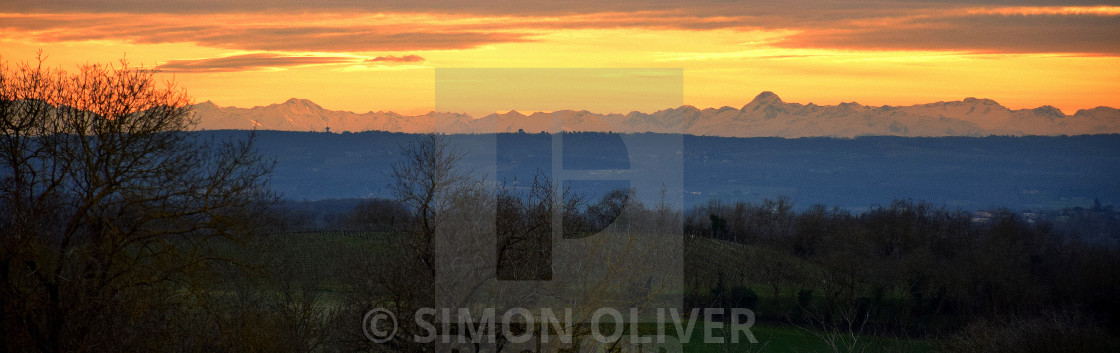 "Pyrenees" stock image