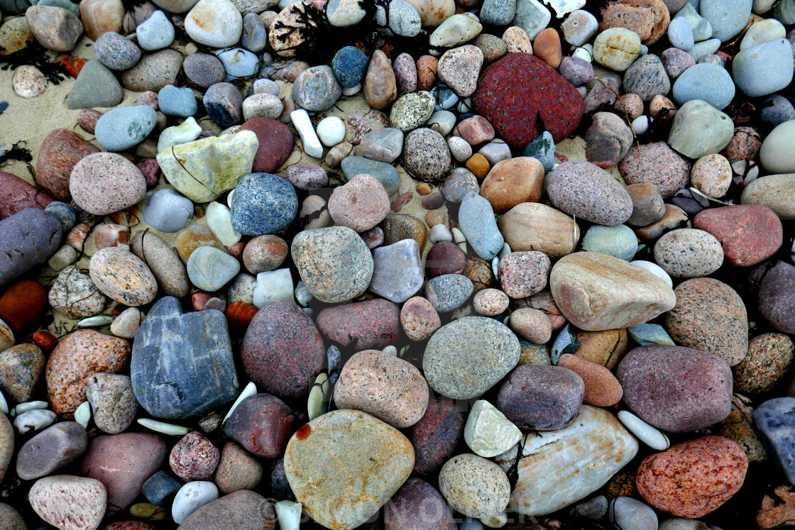 "Beach pebbles" stock image