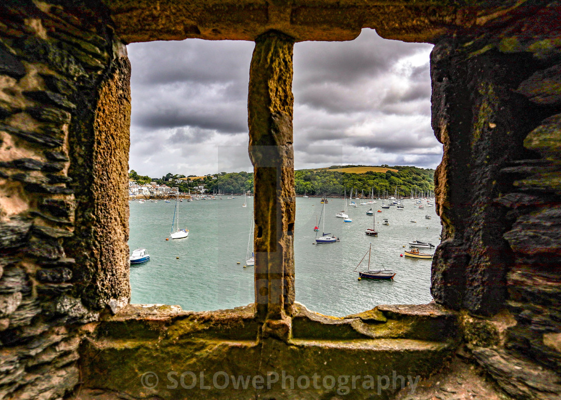 "Polruan View" stock image