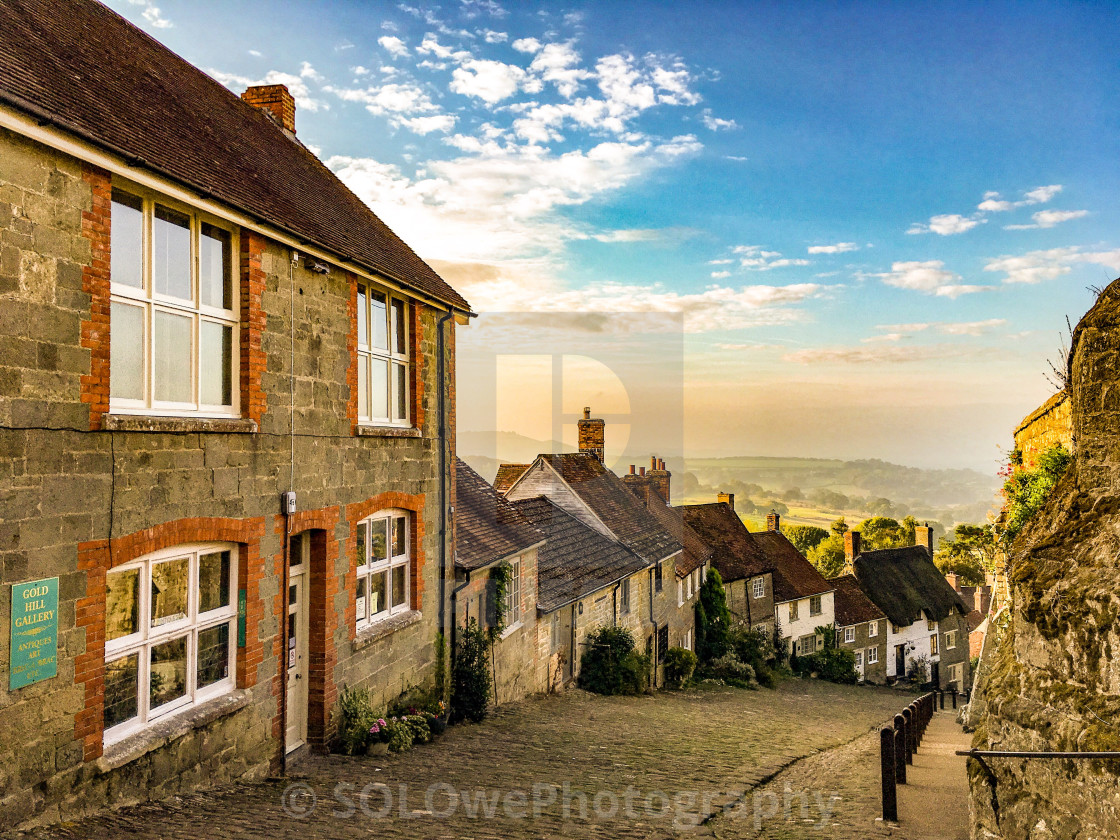 "Gold Hill" stock image