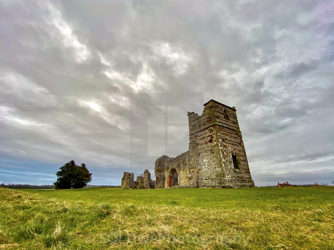 "Knowlton Church" stock image