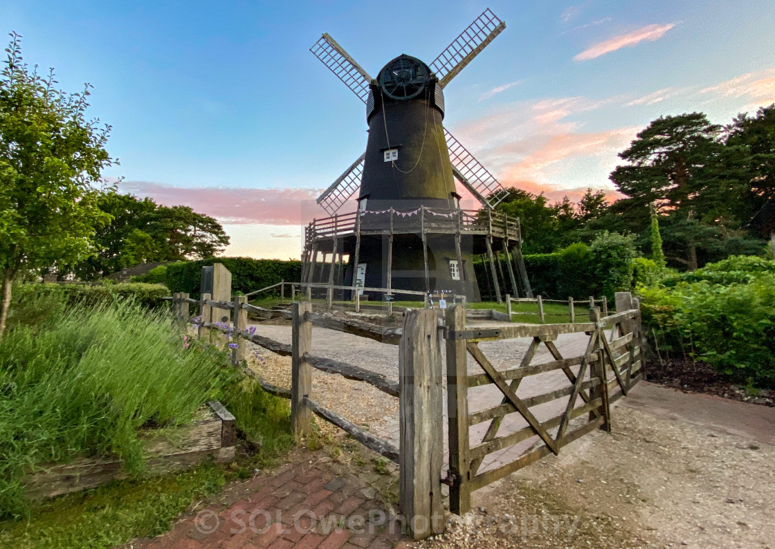 "Bursledon Windmill" stock image